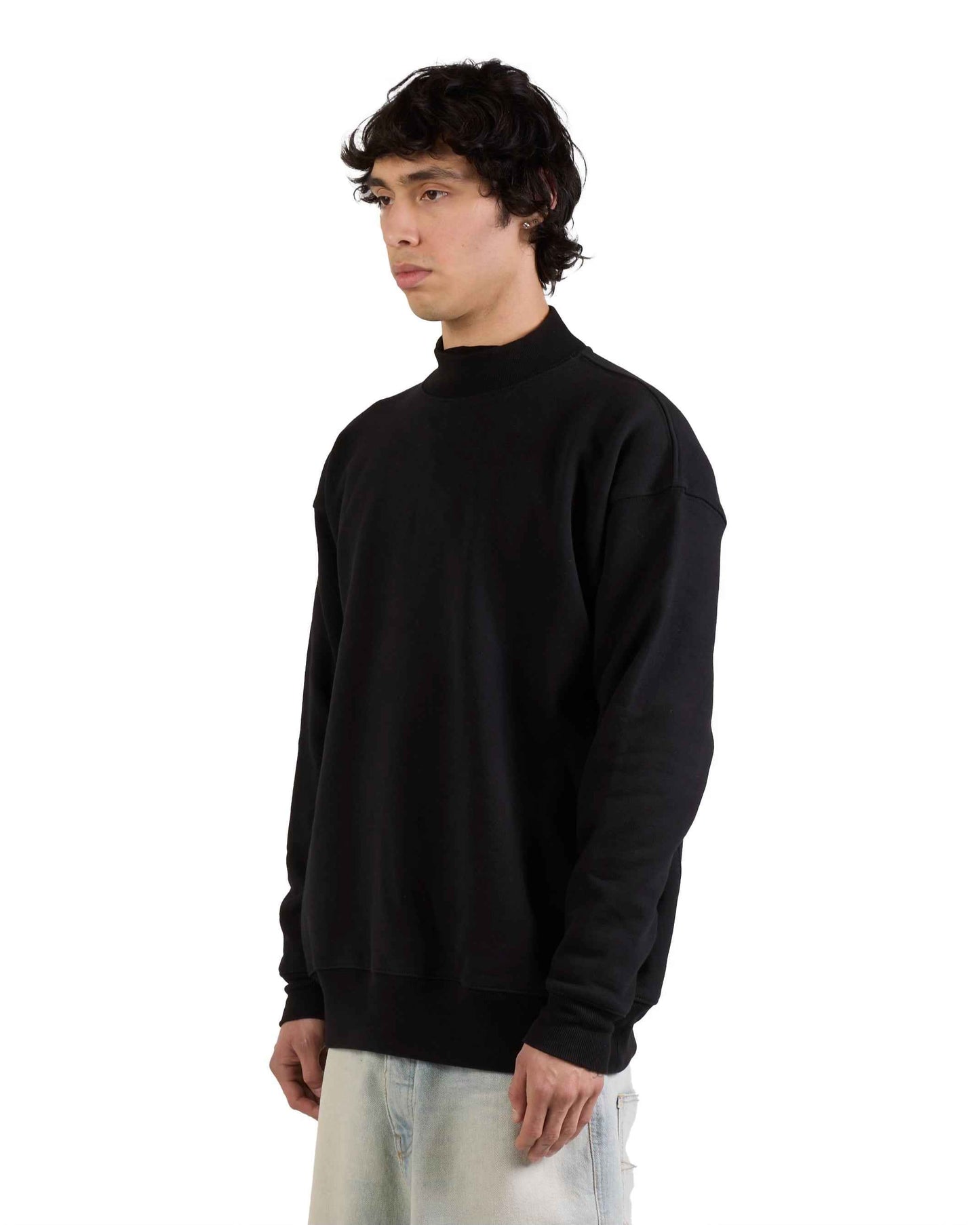 MOCK-NECK SWEATER