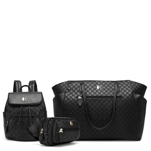 Compass 3 Piece Weekender, Backpack & Crossbody Set