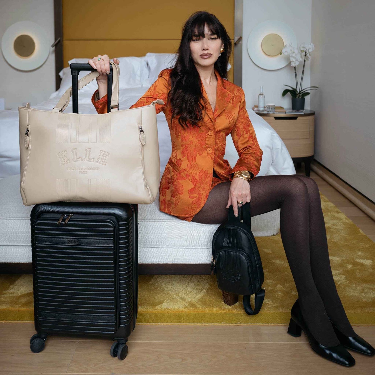 Leisure Escape Expandable 3 Piece Luggage Set