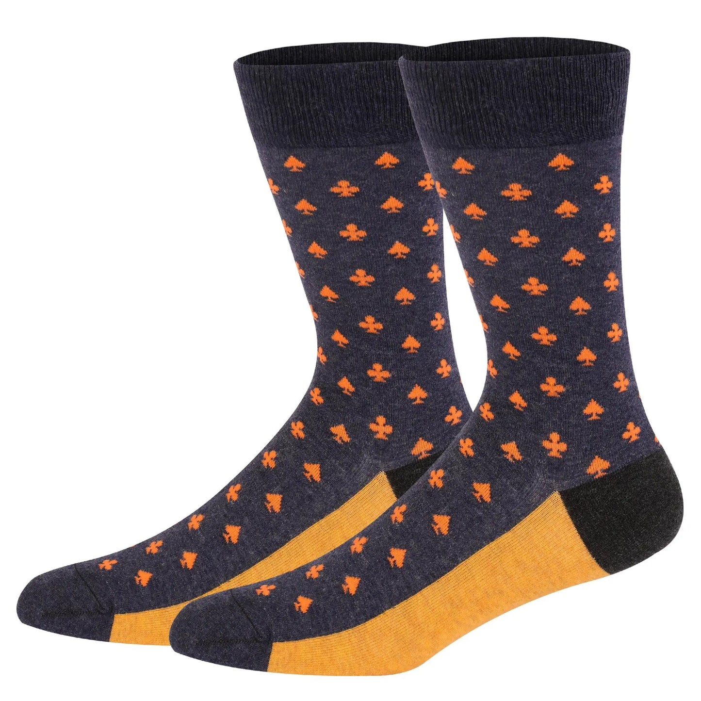 Calcetines de vestir estampados para hombre