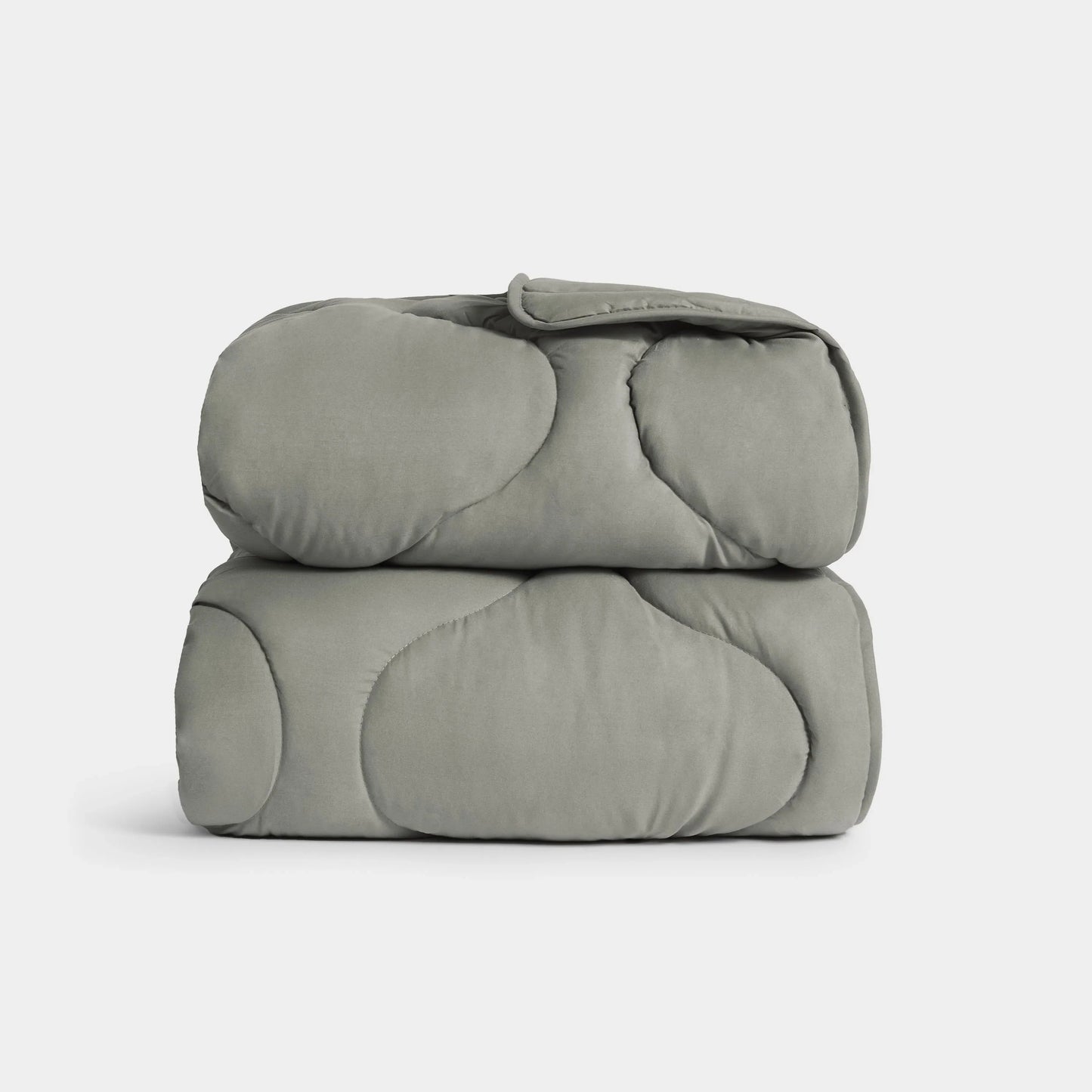 Quilted Snuggle Blanket in Grey