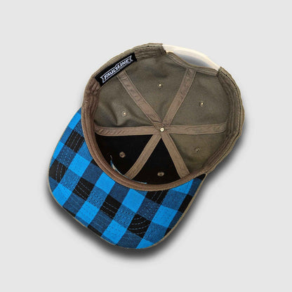 Buffalo Check Snapback - Grey