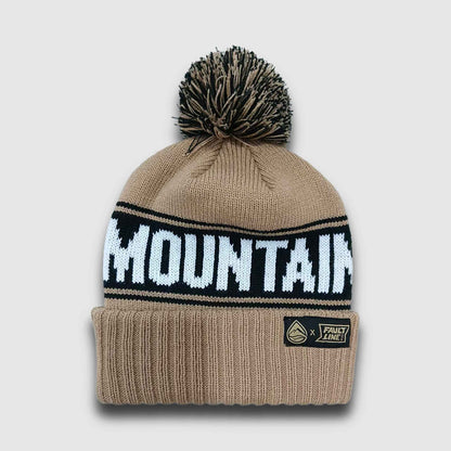 F395 X Distant Brewing Mountains & Beer Beanie - Tan