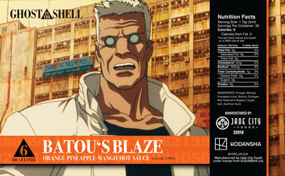 Batou's Blaze: Orange Pineapple Mango Hot Sauce