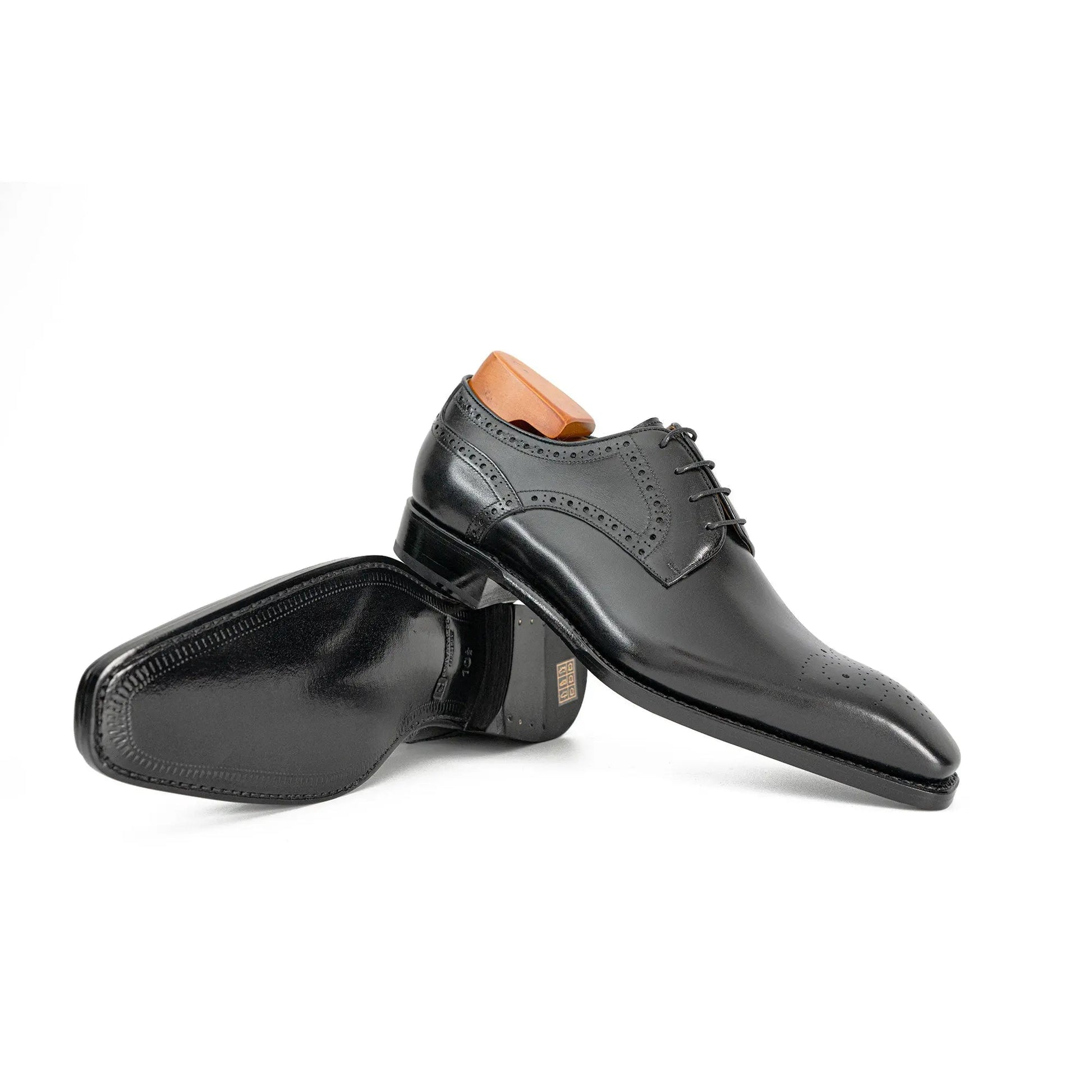 Goodyear Welted Patent Leather Oxford Shoes