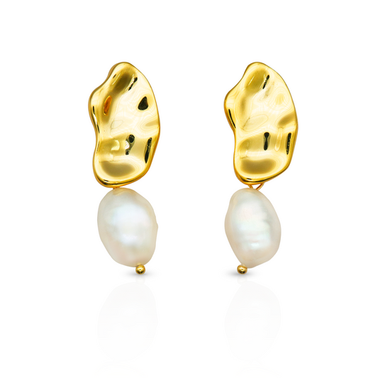 CLAIRE PEARL EARRINGS - Lolomo!