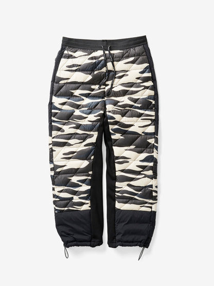 Hybrid Down Sweatpant - Zebra