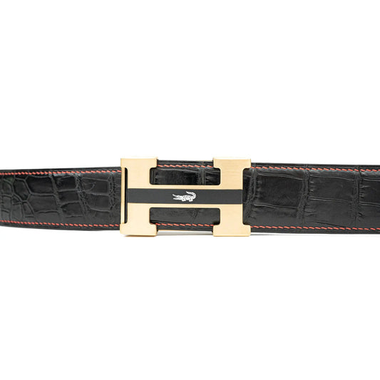 Handcrafted Alligator Leather Belts DVG116
