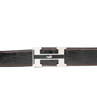 Handcrafted Alligator Leather Belts DVG116