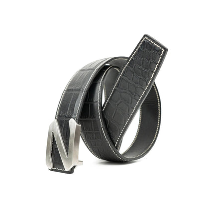 Handcrafted Alligator Leather Belts DVG181