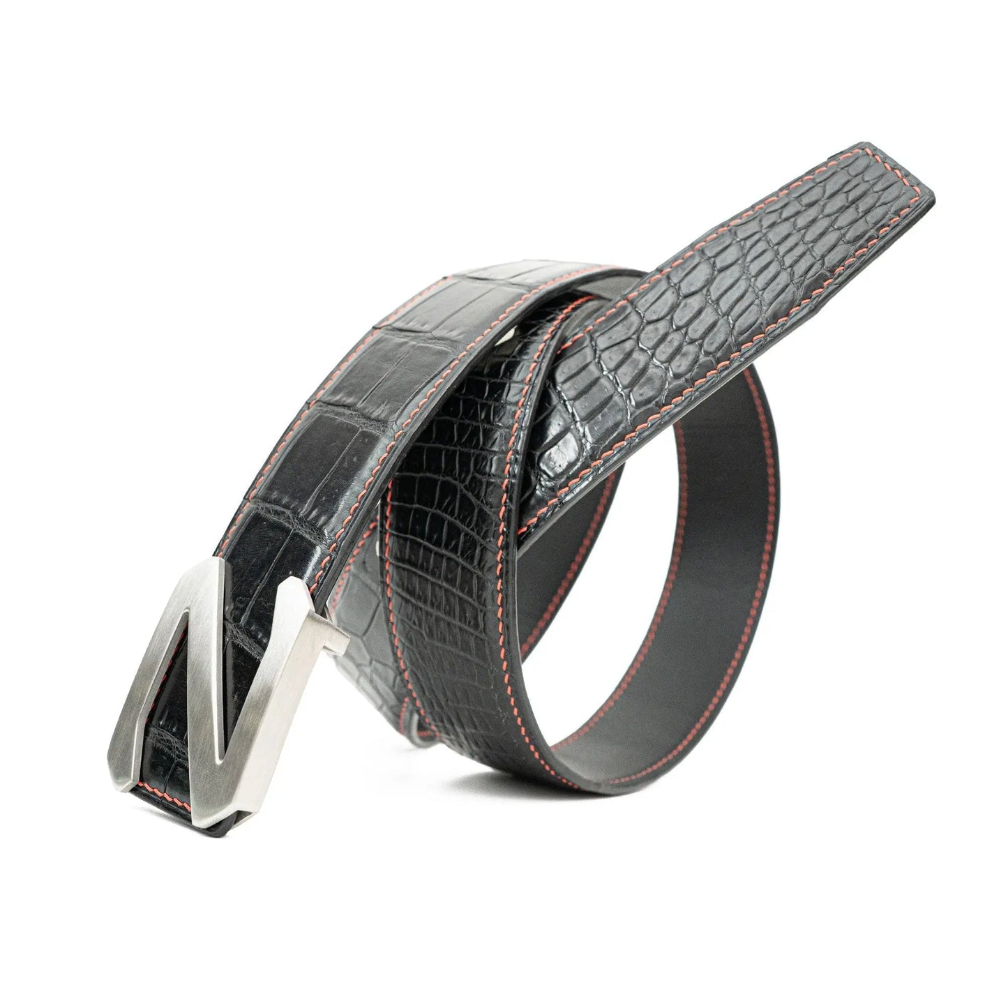 Handcrafted Alligator Leather Belts DVG199