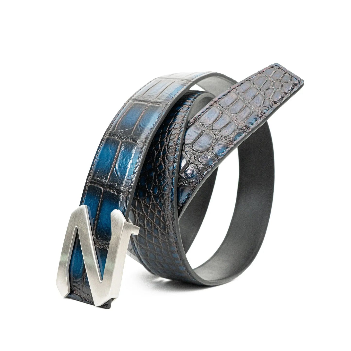 Handcrafted Alligator Leather Belts DVG205