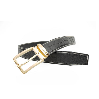 Handcrafted Alligator Leather Belts DVG273