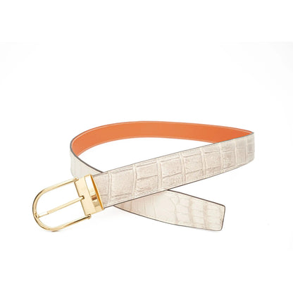 Handcrafted Alligator Leather Belts DVG318