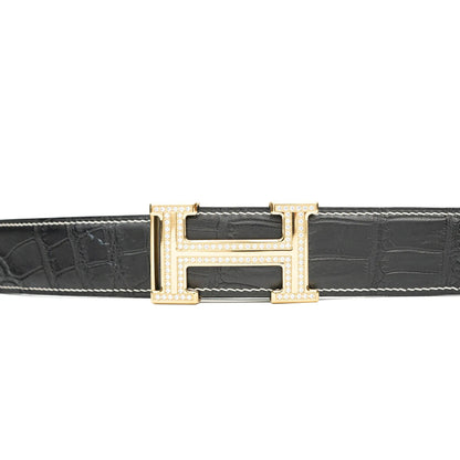 Handcrafted Alligator Leather Belts DVG59
