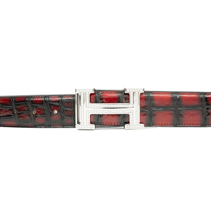 Handcrafted Alligator Leather Belts DVG66