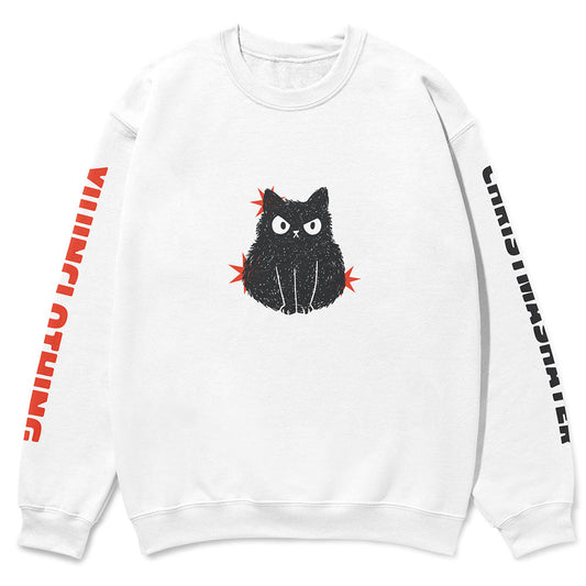 Sweat-shirt Chat qui déteste Noël