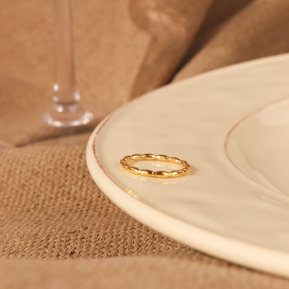 BAGUE EN OR REINE LACHANCE