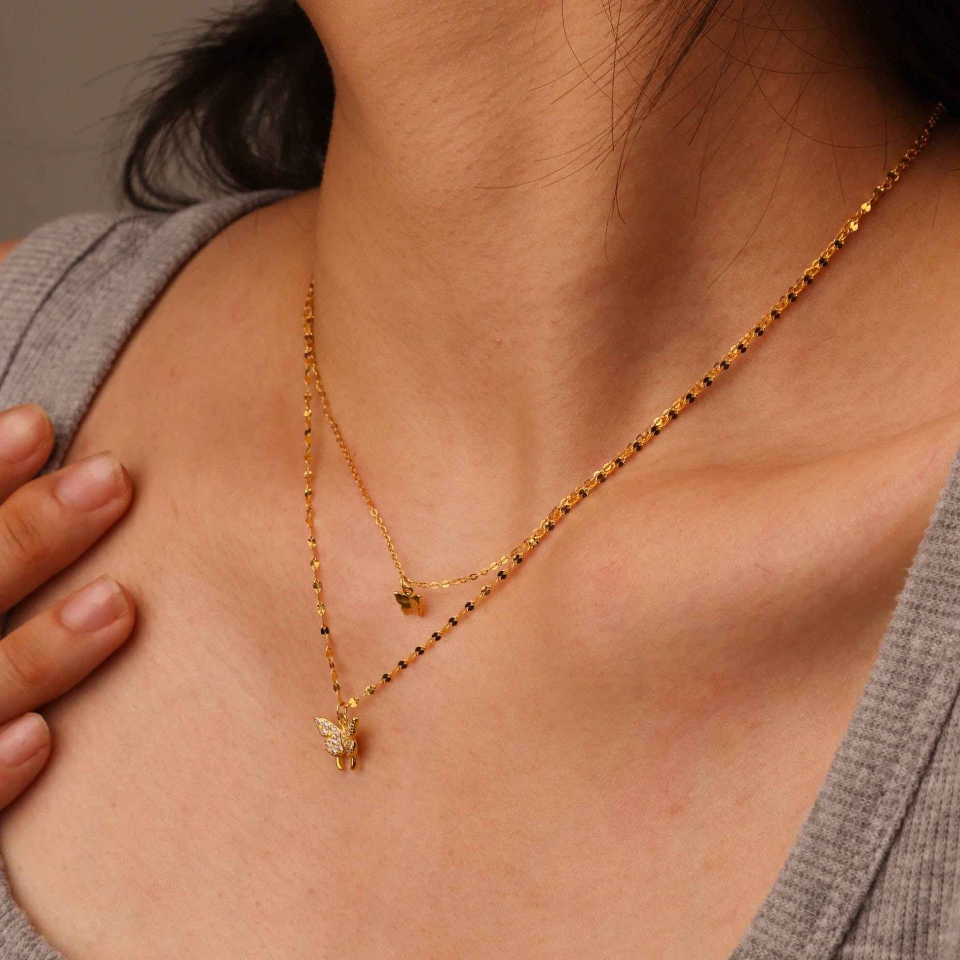 CHRISTIA BUTTERFLY NECKLACE