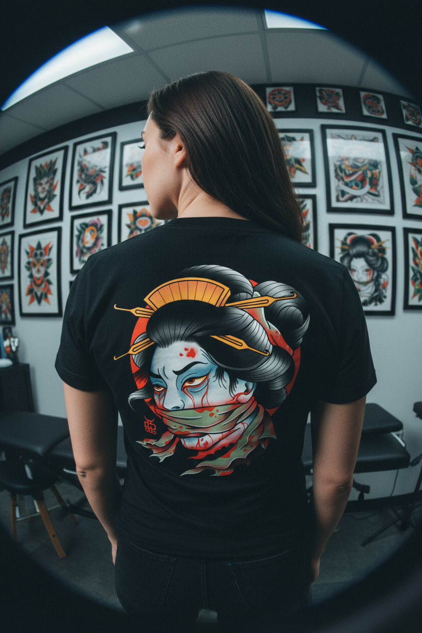 Namakubi Tattoo Tee | Ghost & Darkness Streetwear