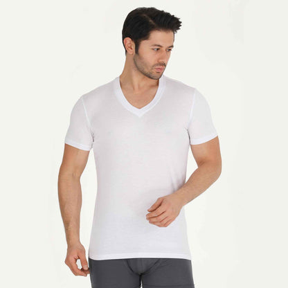 Men's Bamboo V-Neck Undershirt (3 Pack)
