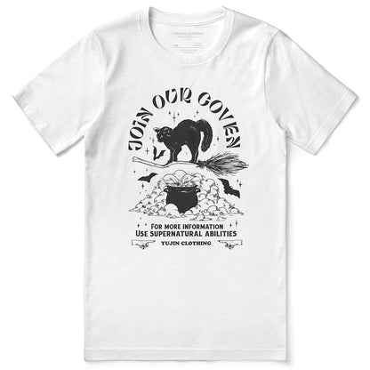 T-shirt « Rejoignez notre Coven Cat »