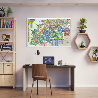 Summerlin Map, Las Vegas, NV - POSTER PRINTS