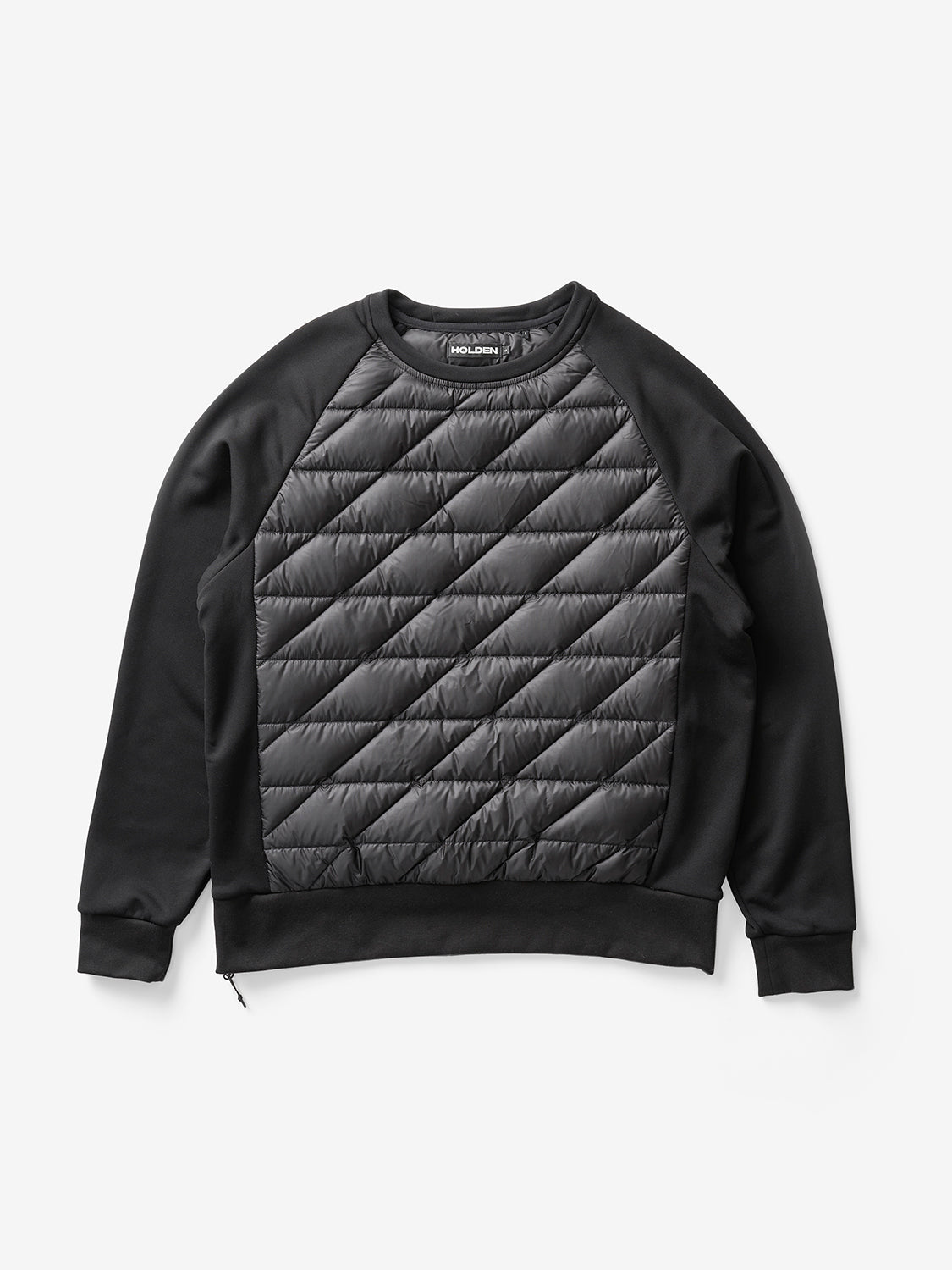 Down Crew Sweater - Black