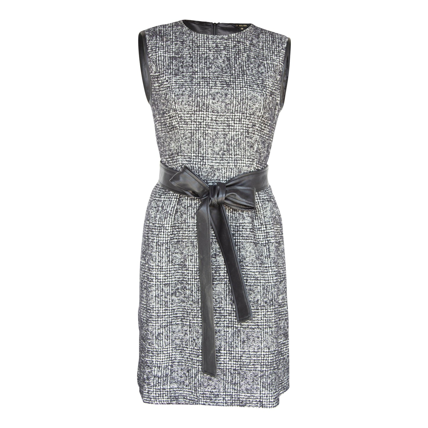 Robe courte en tweed ébène – Robe courte chic pour femme