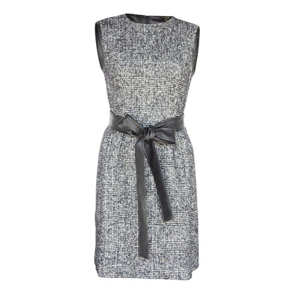 Robe courte en tweed ébène – Robe courte chic pour femme