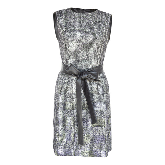 Robe courte en tweed ébène – Robe courte chic pour femme