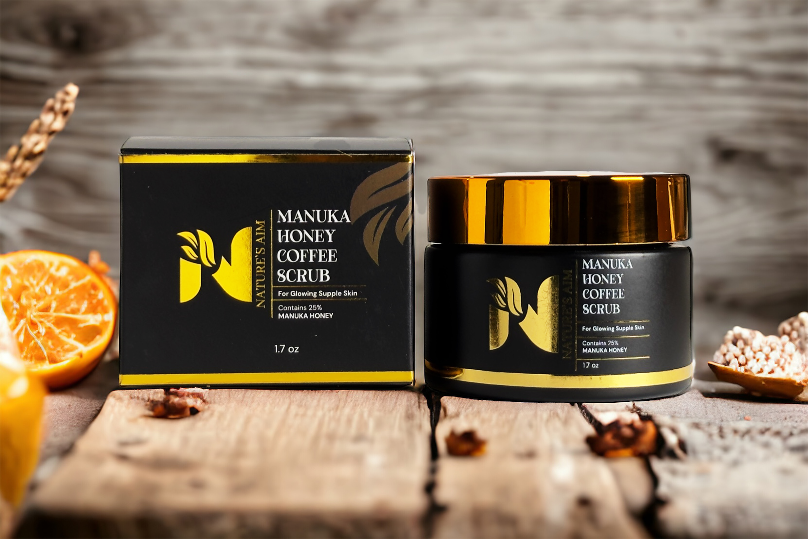 Manuka Honey Coffee Face Scrub - Lolomo!
