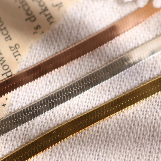 Snake chain necklace-1