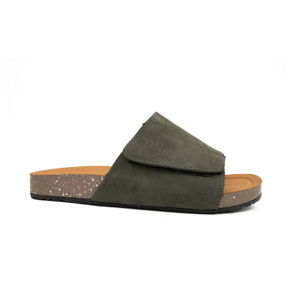 Olive Green Single - Strap Slides