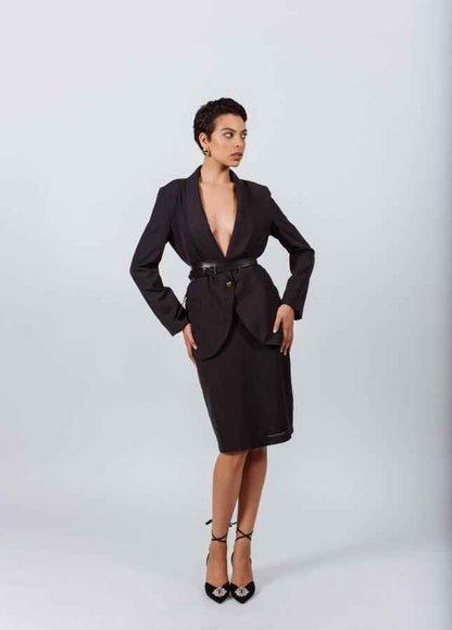 ShawlLapels Single-Breasted Blazer – Women’s Tailored Jacket