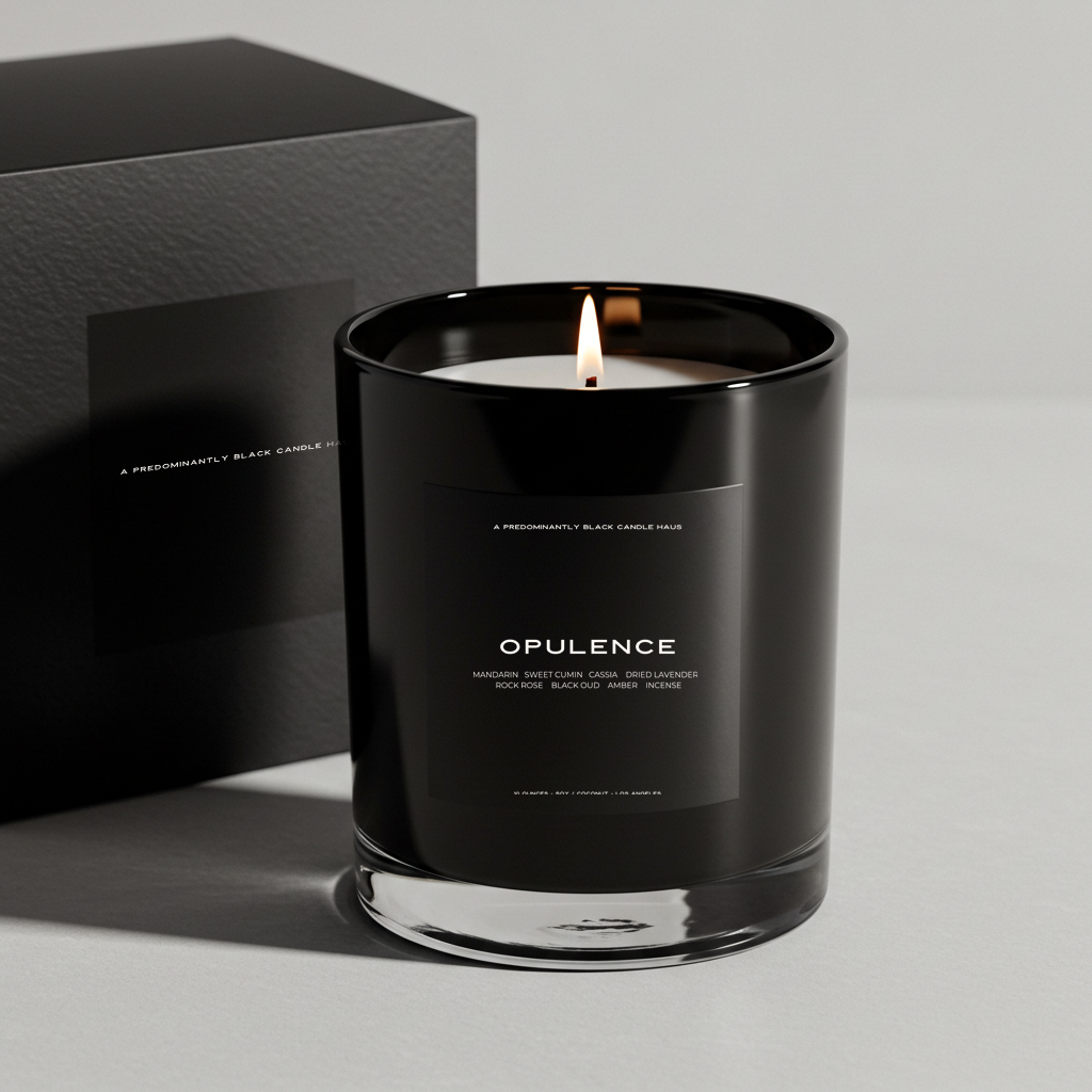 AN OPULENCE CANDLE