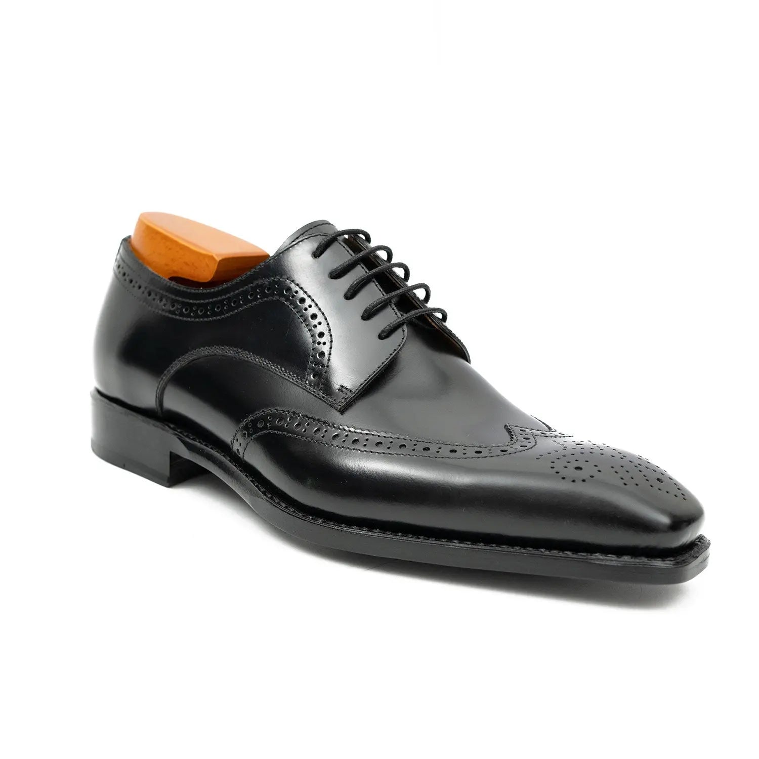 Patent leather goodyear welt dress shoes Black