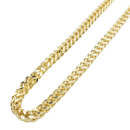 14K Gold- Hollow Franco Chain 3.9MM 28 INCHES