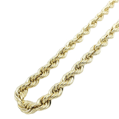 14K Gold- Hollow Rope Chain
