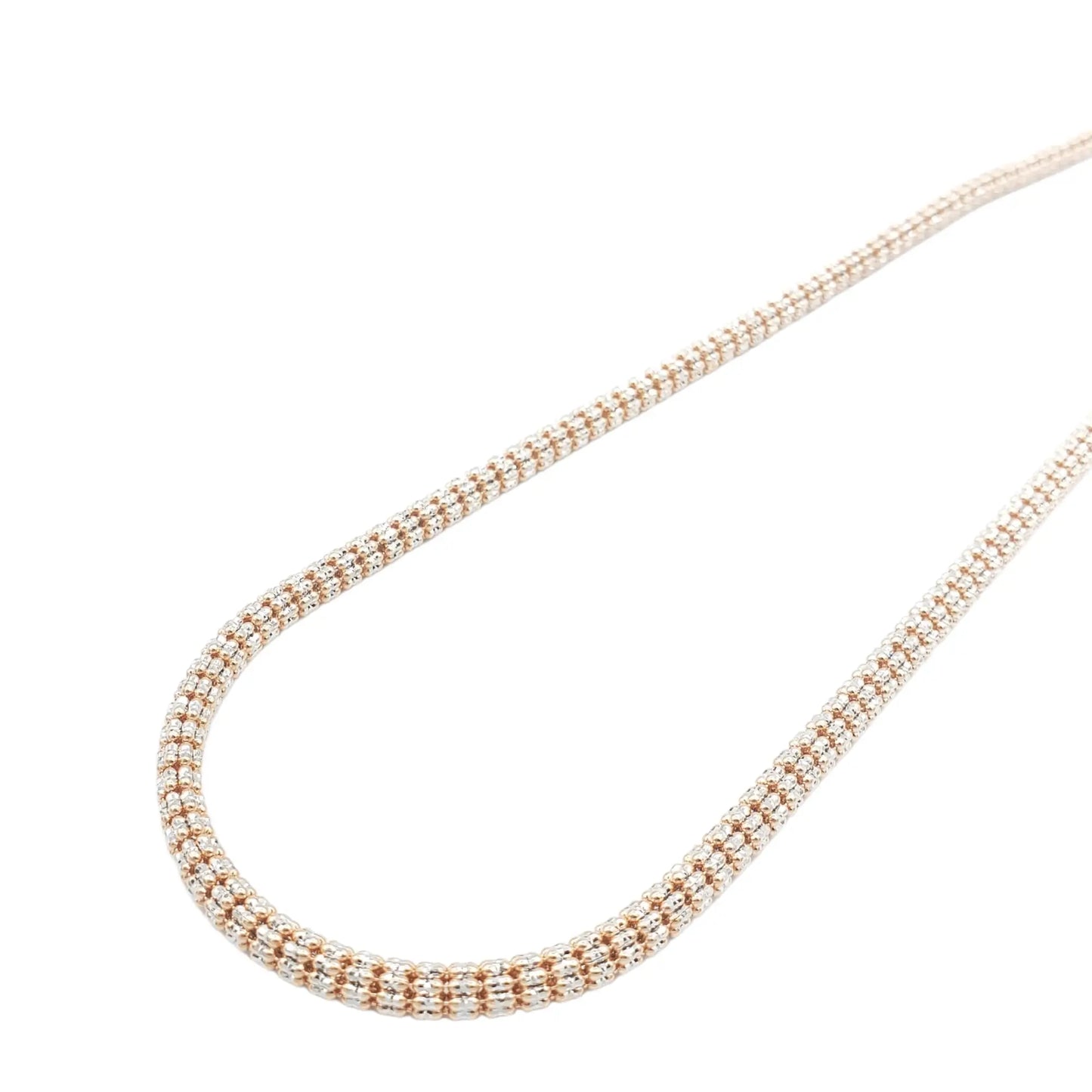 10K Gold- Ice Chain (Rose Gold)