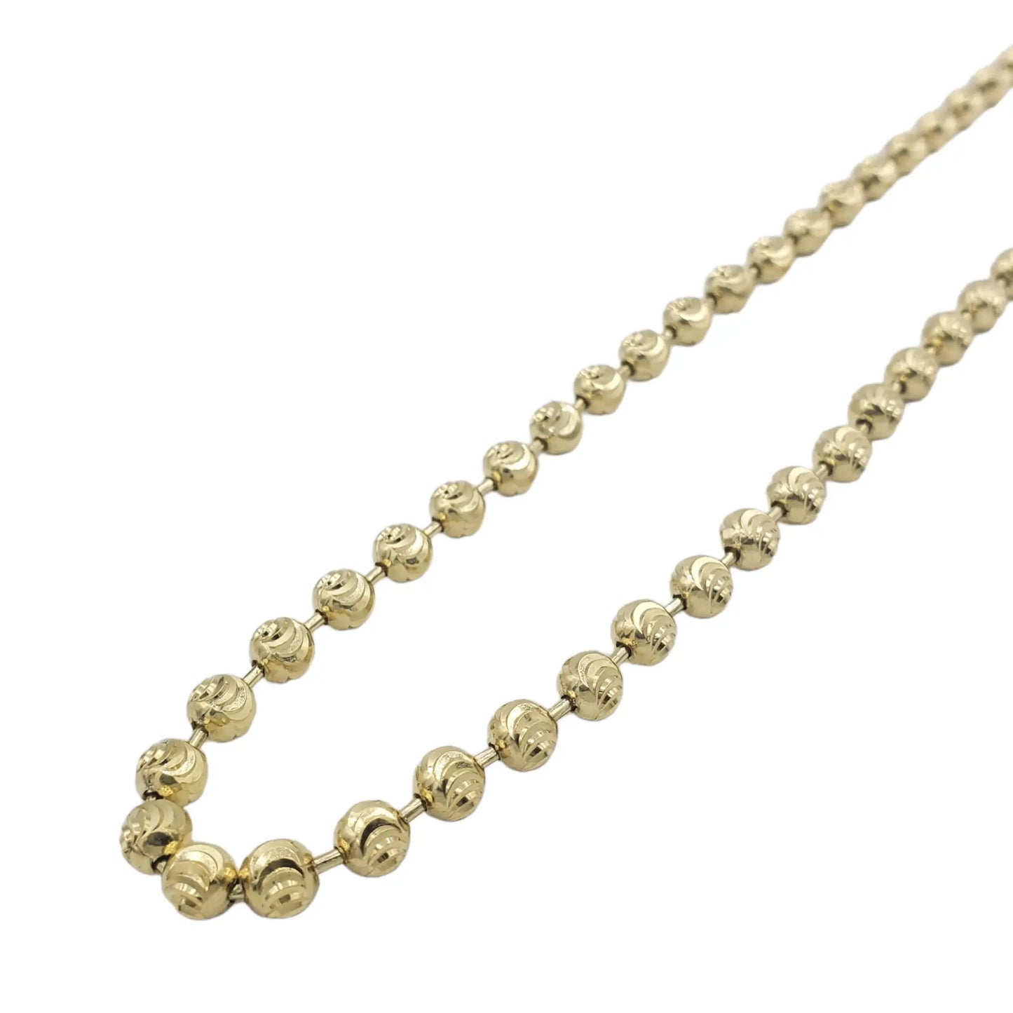 10K Gold- Moon Cut Chain