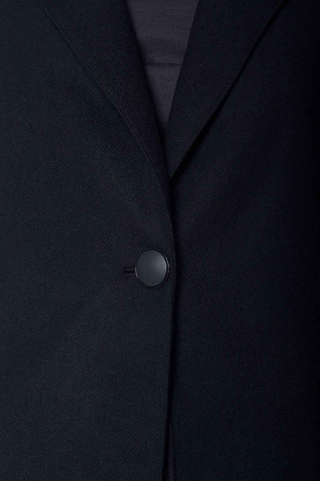 Worsted Flannel Long Trench Coat – Women’s Chic Outerwear