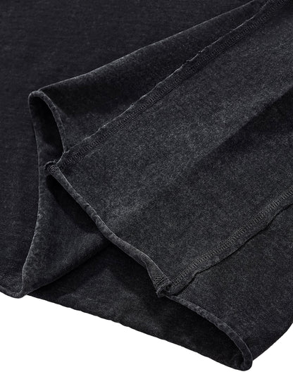 Contraband Raw Edge Boxy Tee