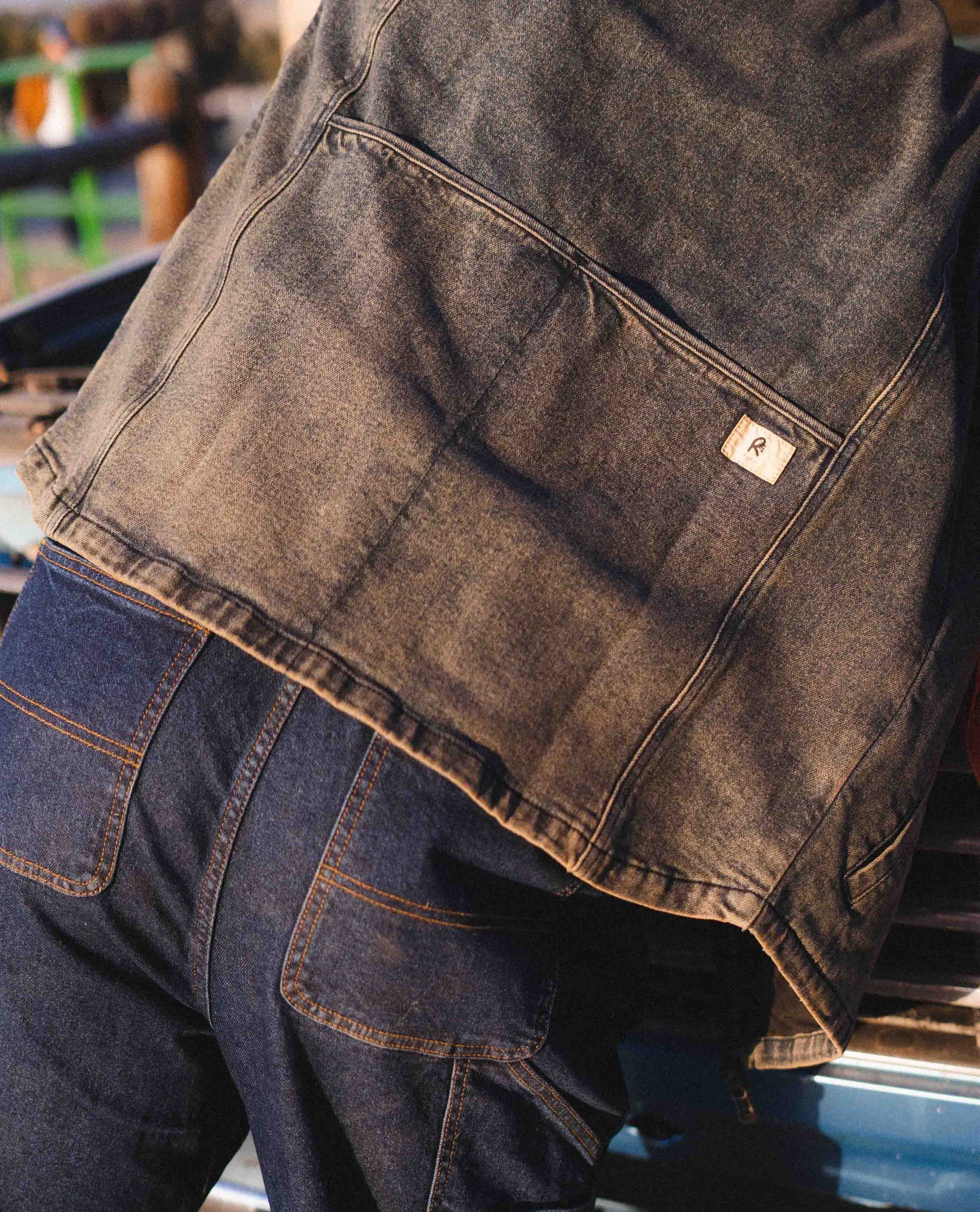 Denim Utility Jacket - Lolomo!