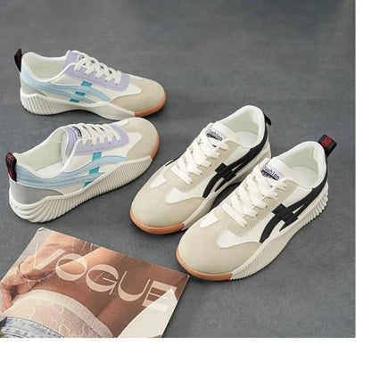 Crestar Women's Casual Shoes Fashion Breathable Mesh Athletic Shoes Outdoor Soft Bottom Sneakers Comfort Low-top Walking Shoes