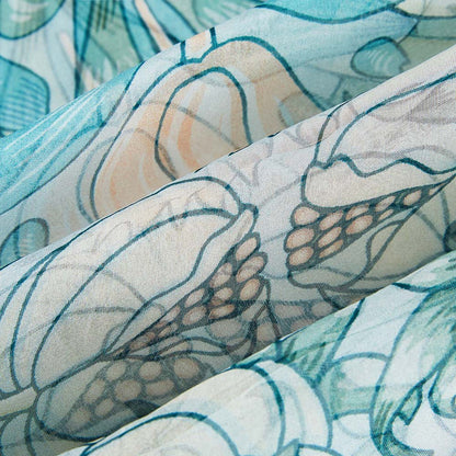 William Morris Pomegranate & Lily - 100% Pure Silk Scarf