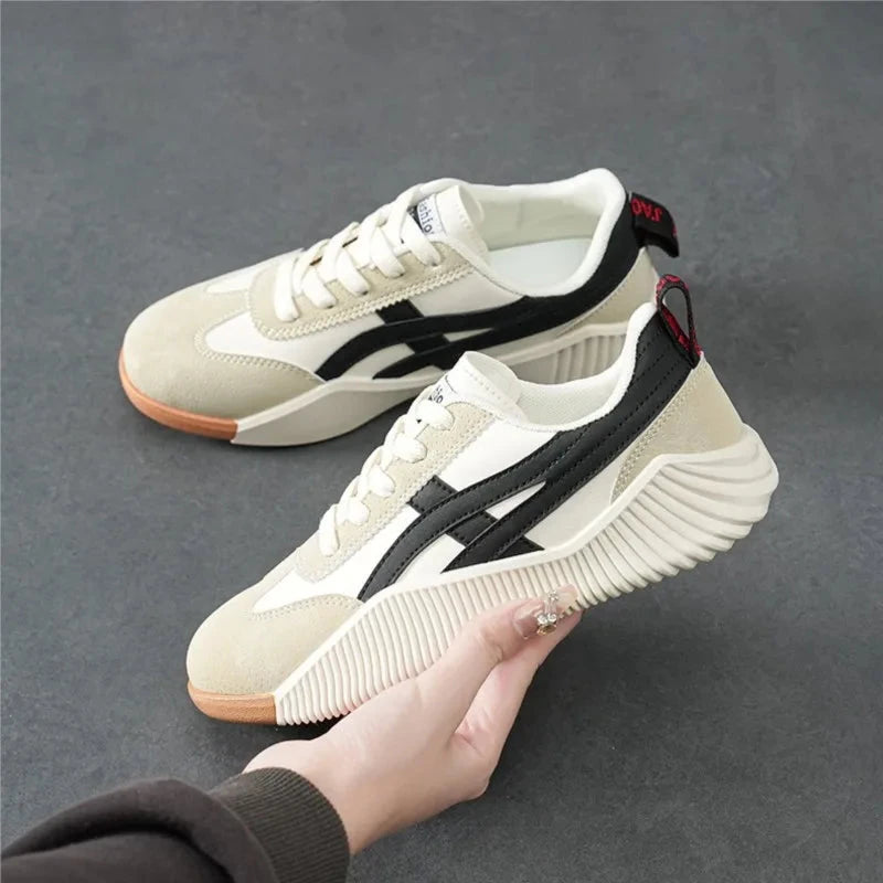 Crestar Women's Casual Shoes Fashion Breathable Mesh Athletic Shoes Outdoor Soft Bottom Sneakers Comfort Low-top Walking Shoes