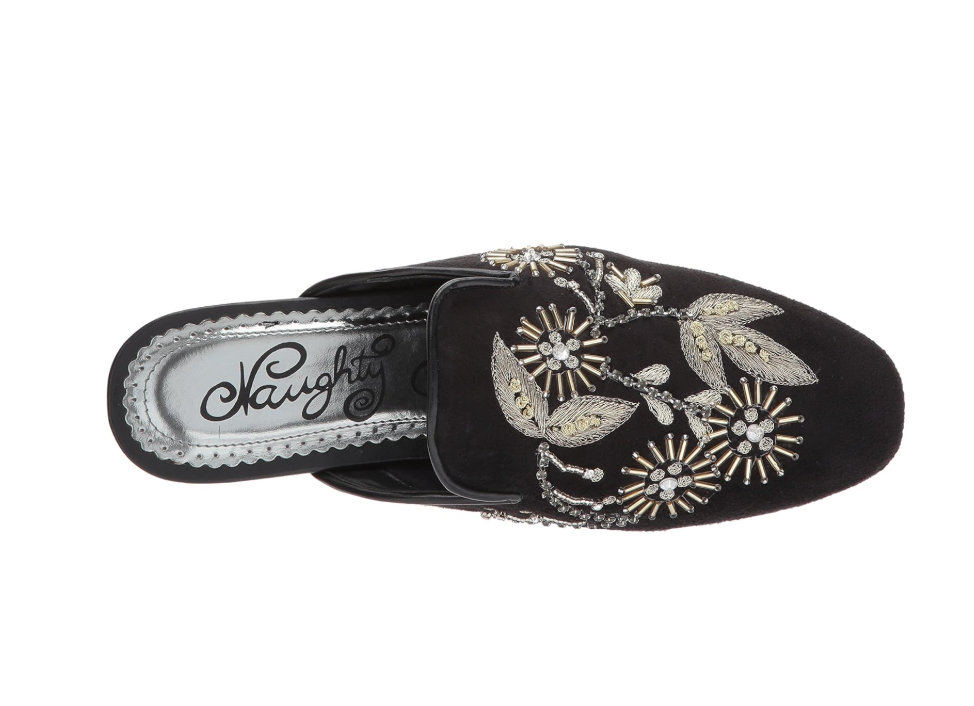 Floral Island Flats in Black - Lolomo!