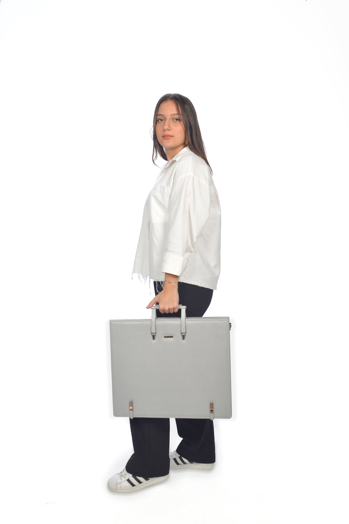 Leather Binder Leather Portfolio Gifts For Painters - Portfolio Binder- Art Supplies Organizer