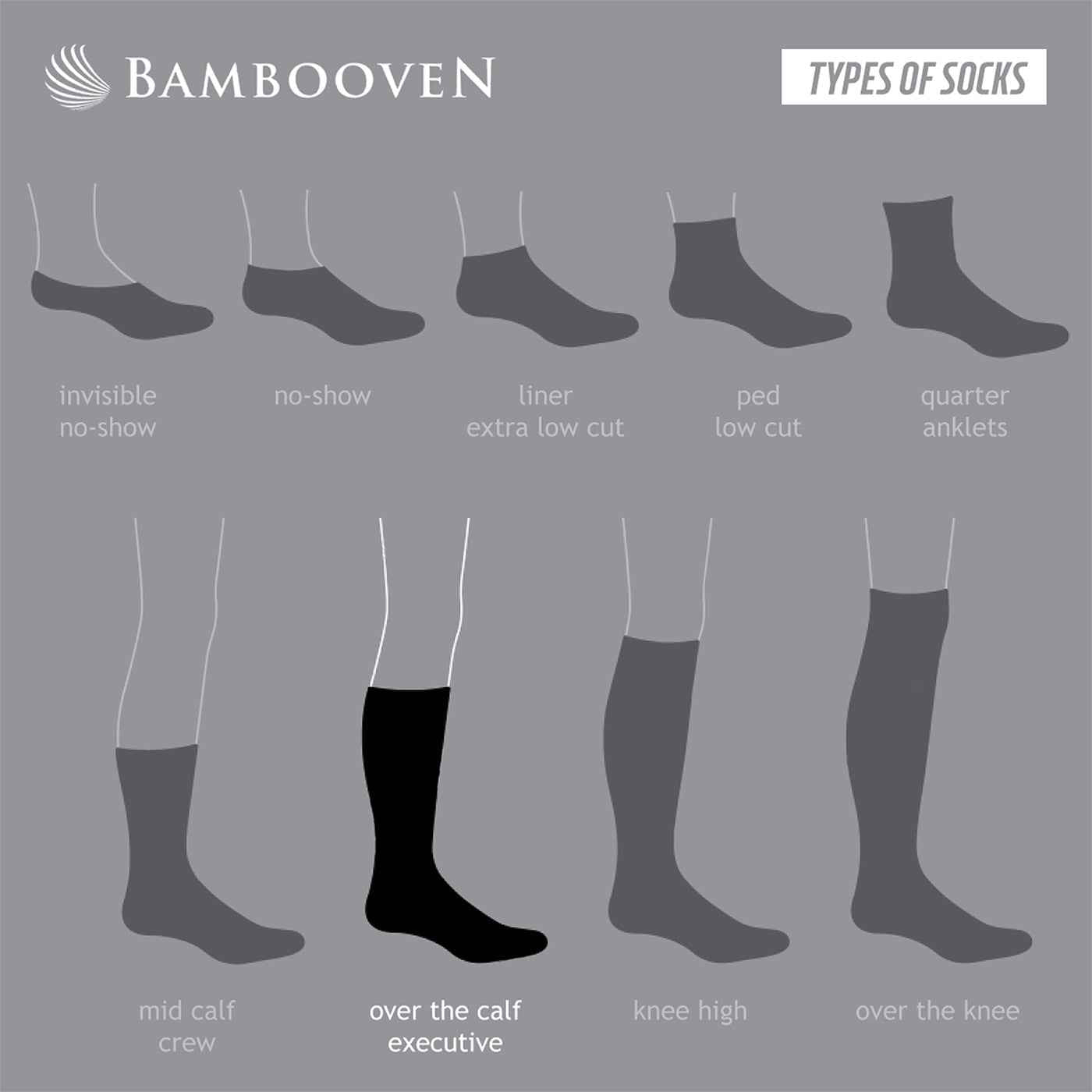 Men’s Bamboo Dress & Trouser Socks 6-Pack - 638